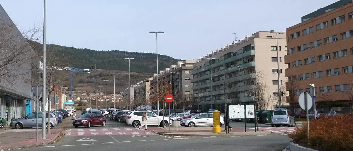 Viviendas de Artica, en la comarca de Pamplona