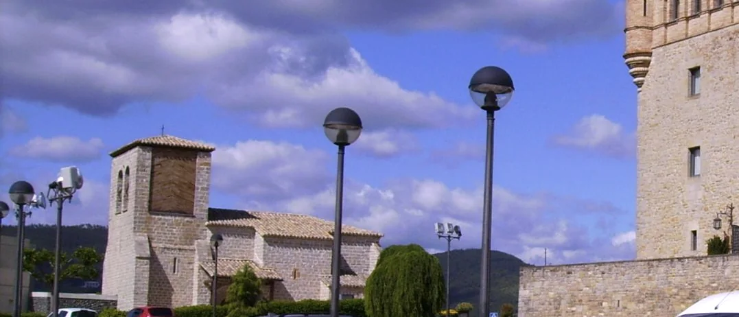 Viviendas de Gorraiz, en la comarca de Pamplona