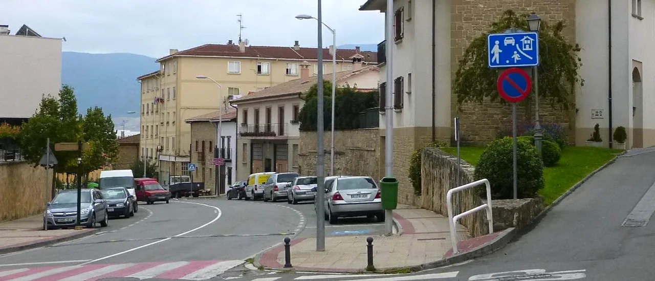 Viviendas de Noáin, en la comarca de Pamplona