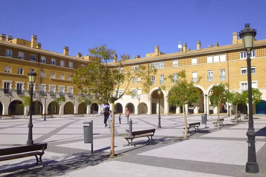 Vista de Orcoyen, en la comarca de Pamplona