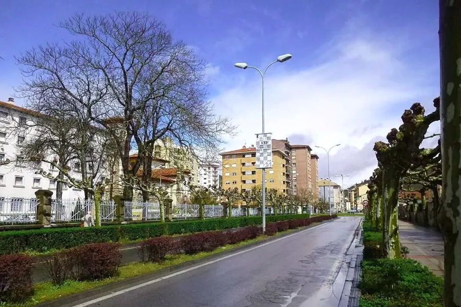 Vista de Villava, en la comarca de Pamplona